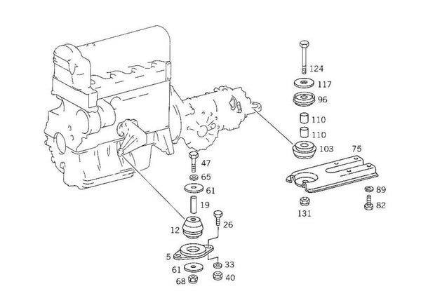 Motorophanging MB100