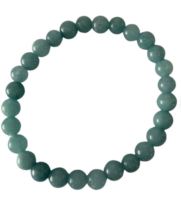 Aquamarine Beaded Bracelet