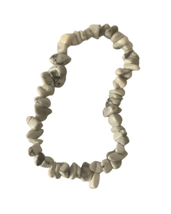 Howlite Chip Bracelet