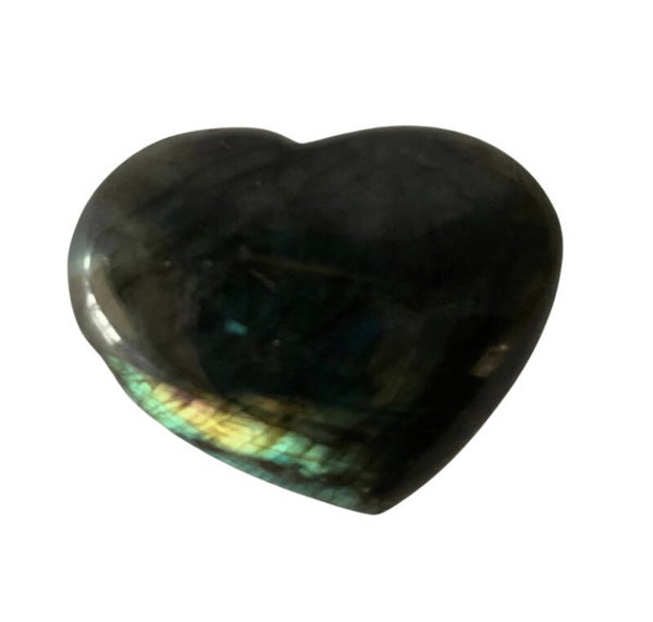 Labradorite Heart