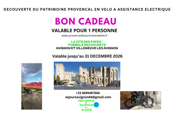 BON CADEAU AVIGNON FORMULE DECOUVERTE