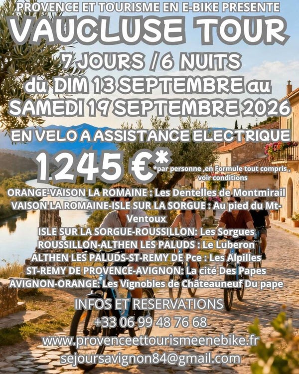 VAUCLUSE TOUR