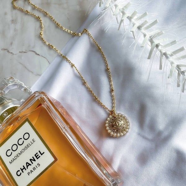 Reworked designer ketting “Crème de la crème”