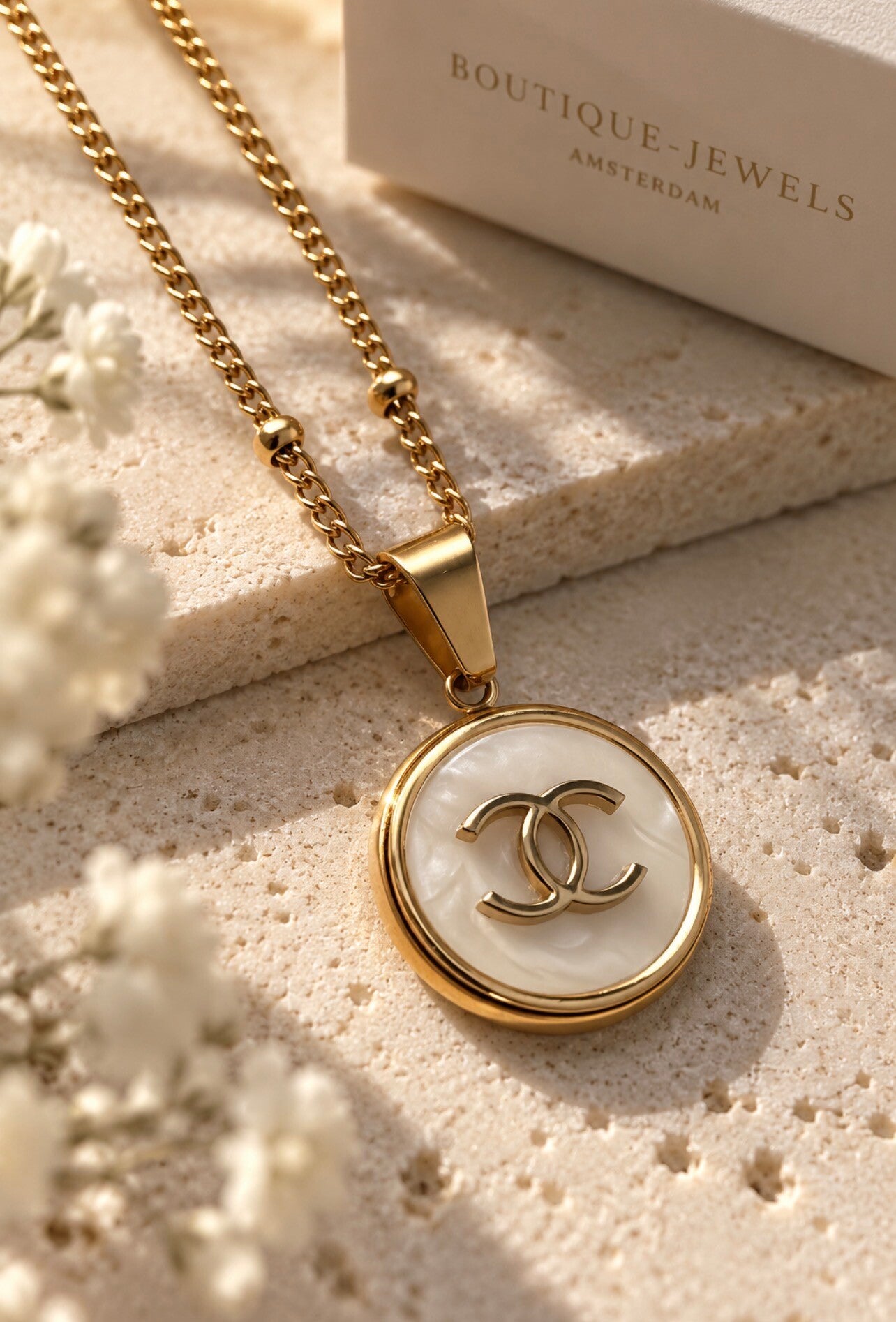 Reworked designer ketting “Tweed 1997s”