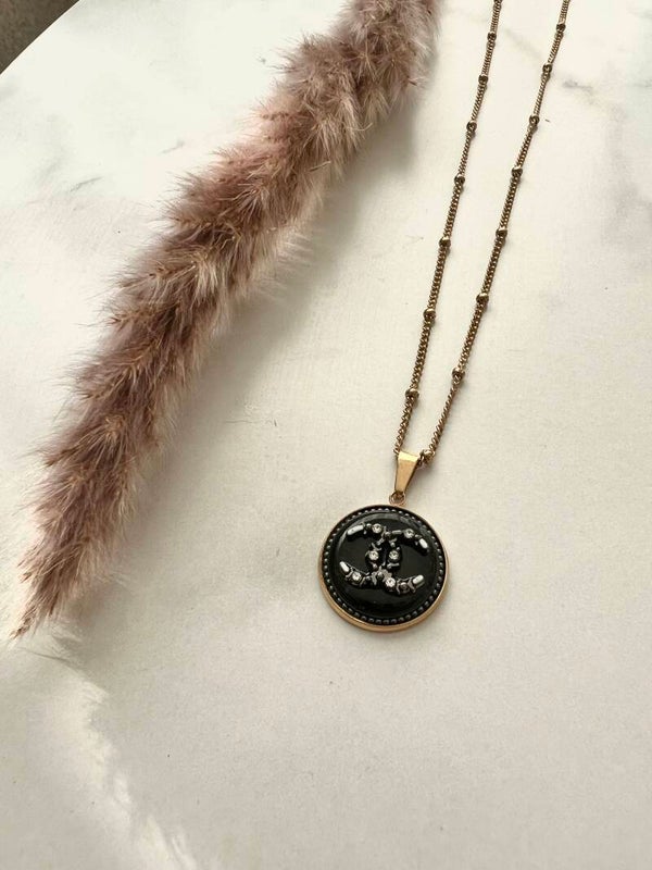 Reworked designer ketting “Be brave”