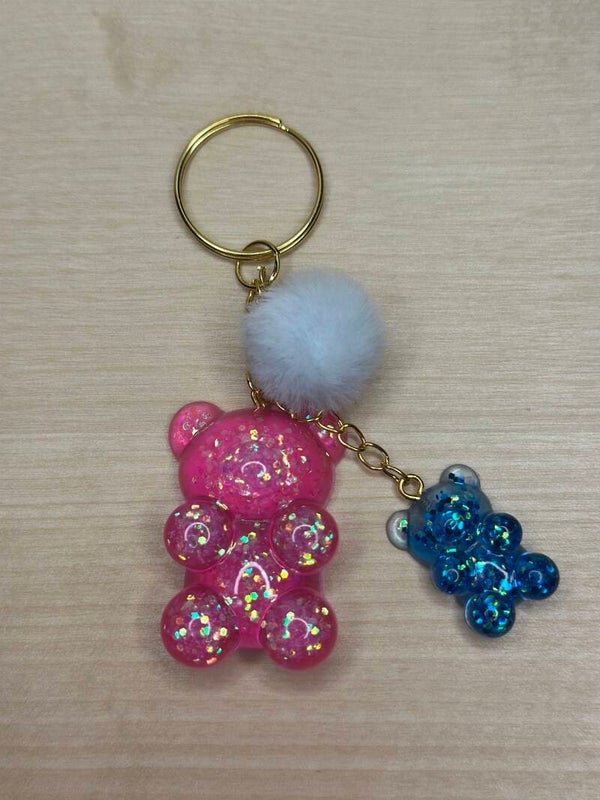 Porte-Clés - Ourson rose