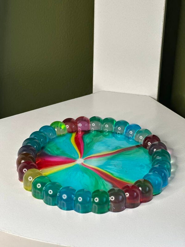 Plateau bulles - Palette artisanale
