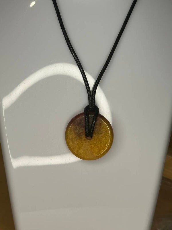 Collier pendentif rond - Grain de Soleil