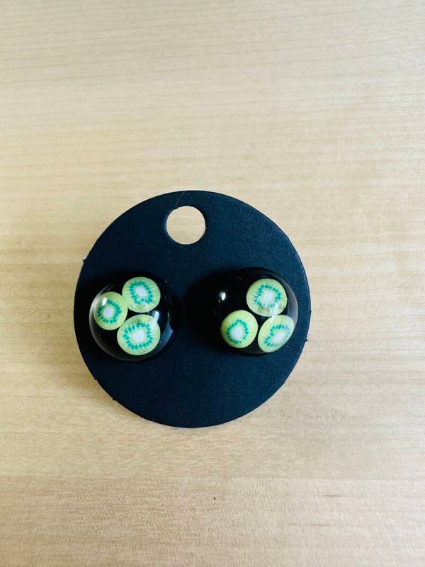 Boutons d'oreilles - Kiwis