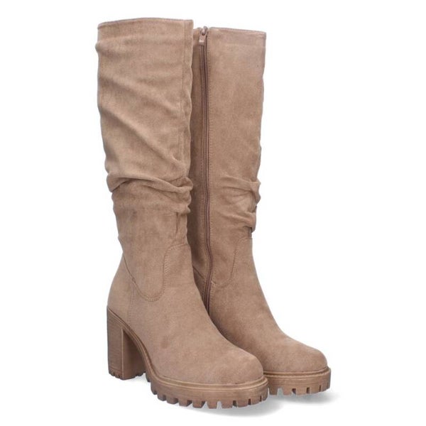 Botas de Tacón para Mujer: Elegancia y Estilo con Caña Arrugada