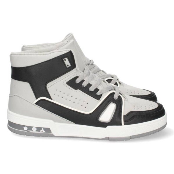 Zapatillas abotinadas perforadas para hombre