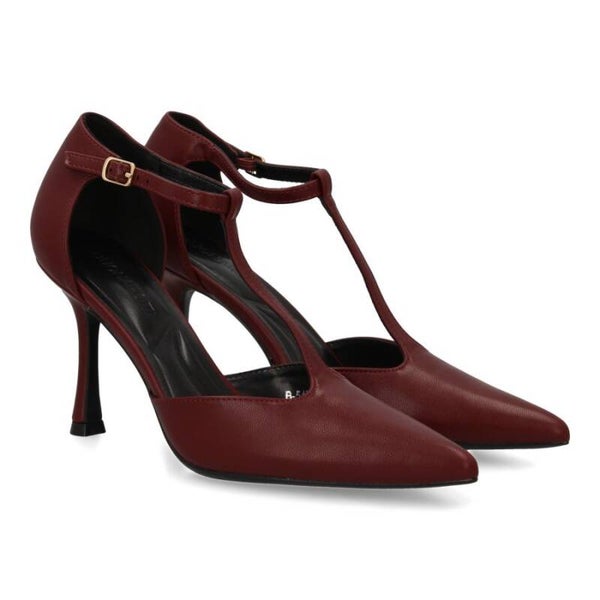 Stiletto Elegante de Tacón Fino con Correa al Tobillo