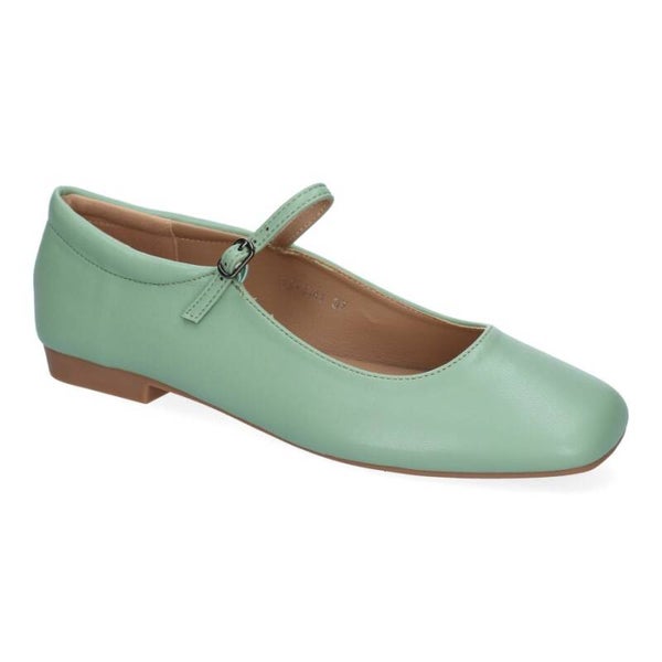 Bailarinas Francesitas de mujer con Hebilla y punta cuadrada.