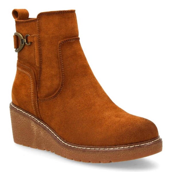 Botín Mujer Cuña Cómoda para Día a Día