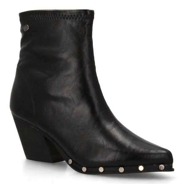 Botines de Mujer con Tacón Cubano y Tachuelas | Colección Otoño/Invierno