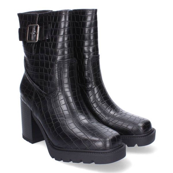 Botas de Tacón para Mujer: Elegancia y Estilo con Textura Animal Print