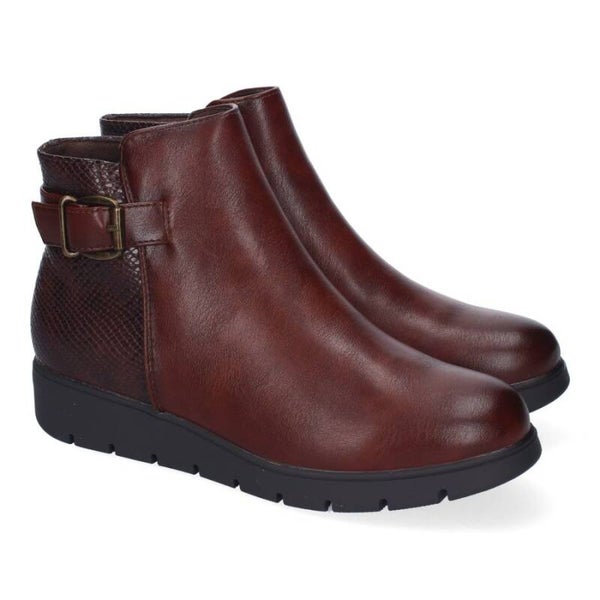 Comodidad y Estilo en un Solo Paso: Botines de Mujer con Hebilla y Cremallera