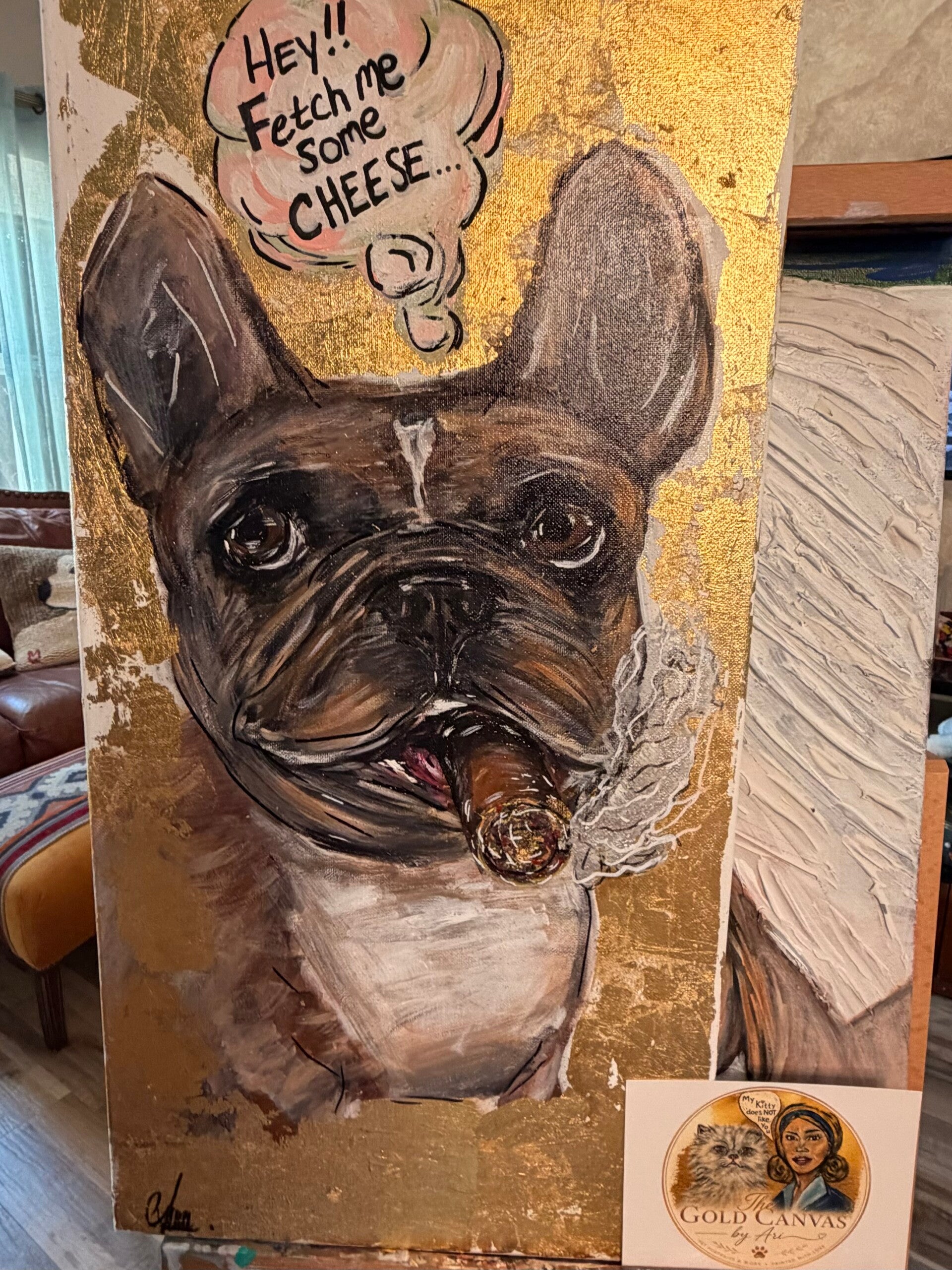 "Hey! Fetch me some CHEESE!"