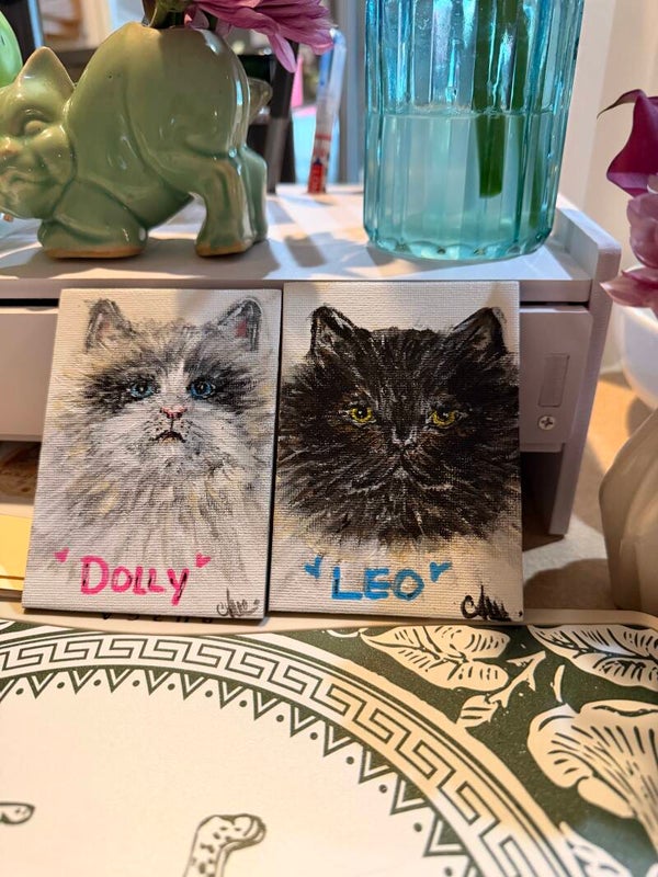 Custom Pet Portrait Magnets
