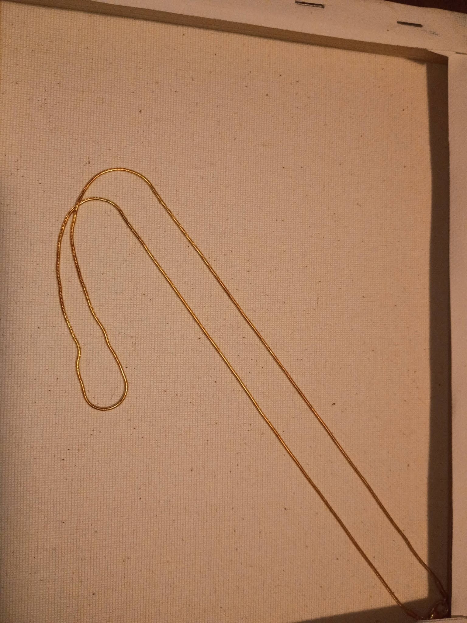 Braided gold chain
