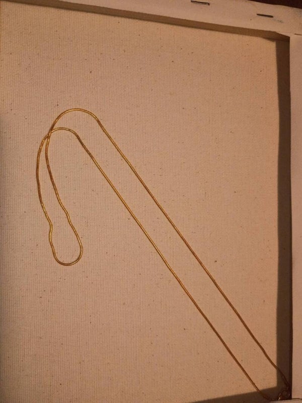 Braided gold chain