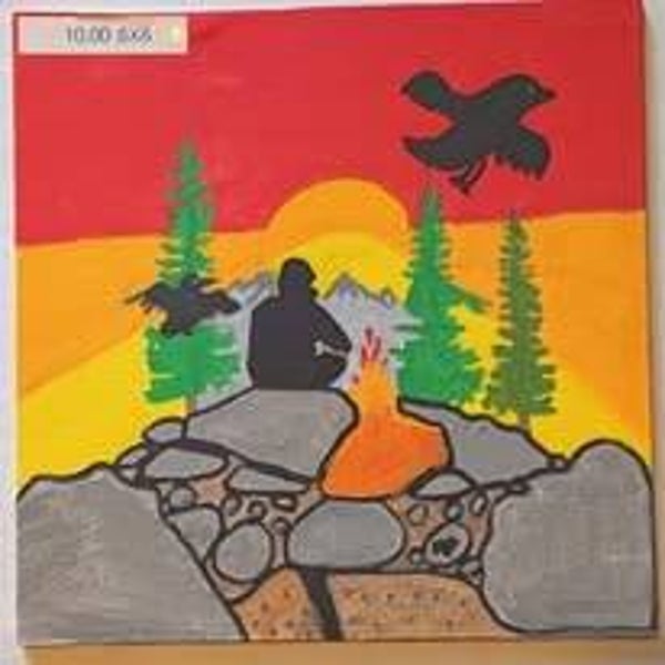 Mountain sunset