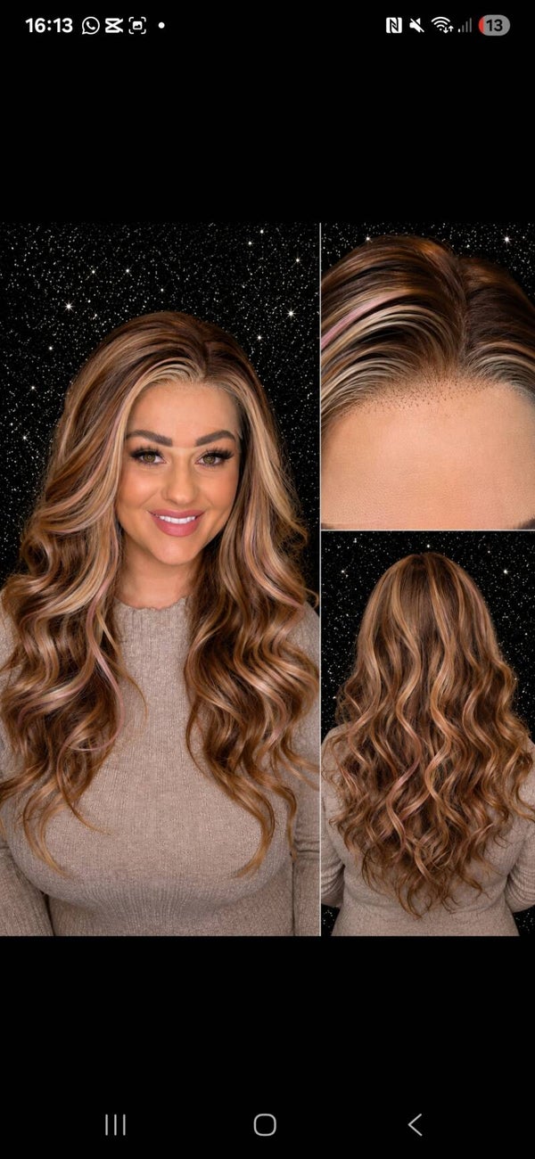 Caramel Blonde Pink