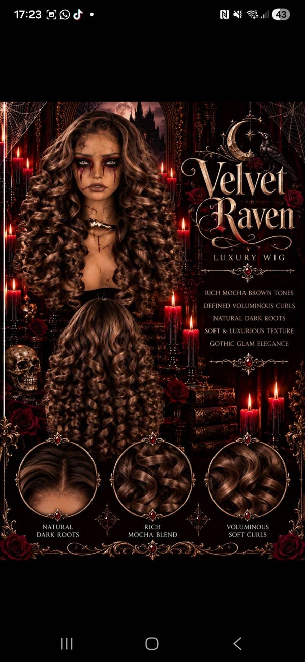 Velvet raven