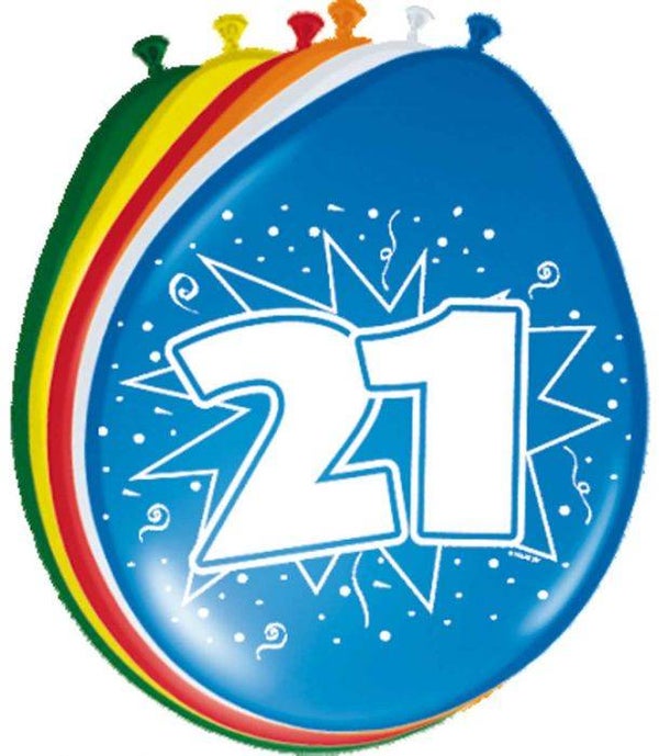 21 jaar ballonnen