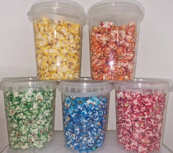 Coloured popcorn Geel