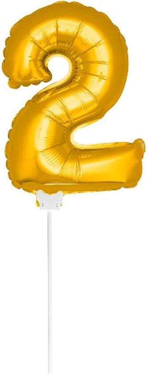 folie ballon nr 2 goud
