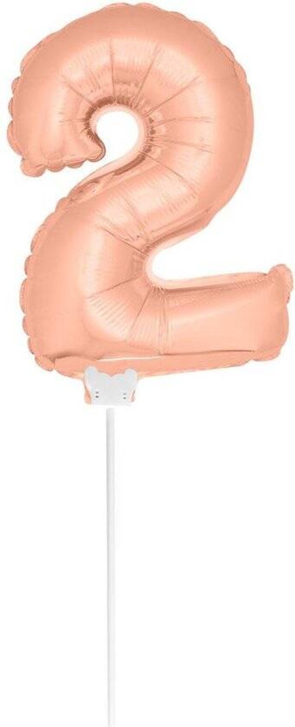 folie ballon nr 2 rose
