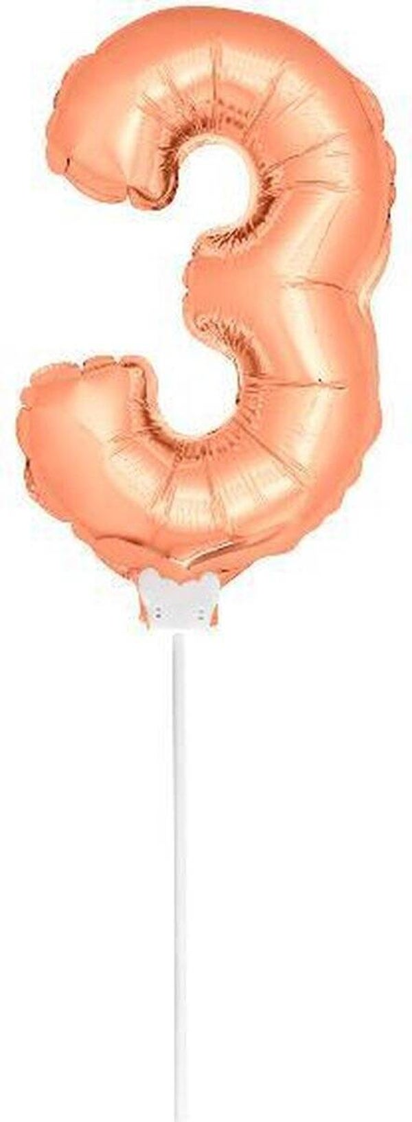 folie ballon nr 3 rose