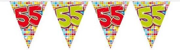 folat cijfer vlaggenlijn 55 jaar