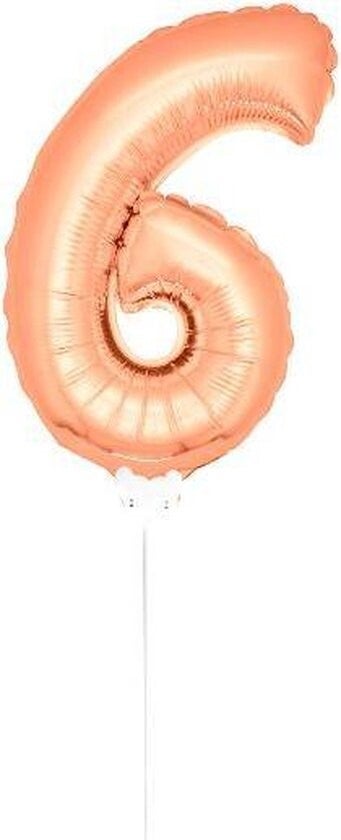folie ballon nr 6 rose