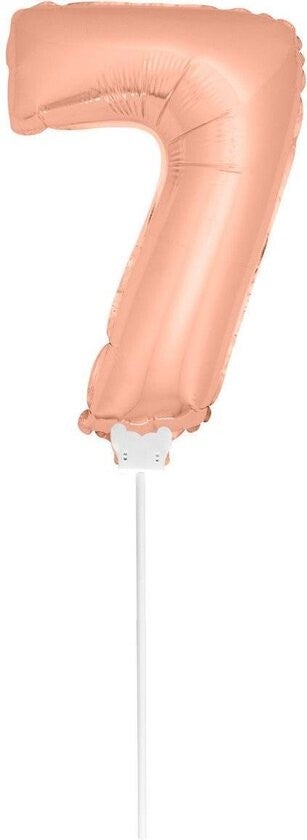 folie ballon nr 7 rose