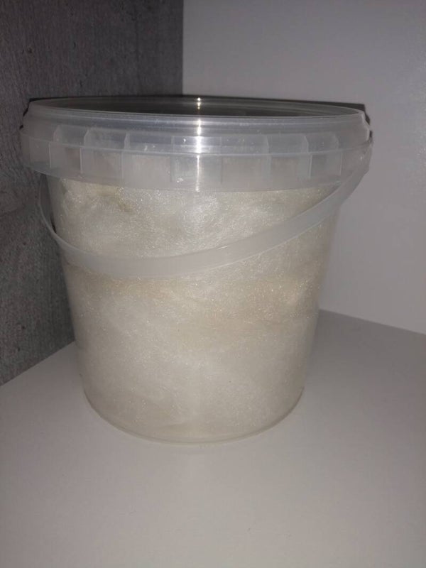 Suikerspin emmer 1 liter Geel