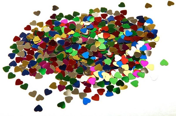 confetti hartjes
