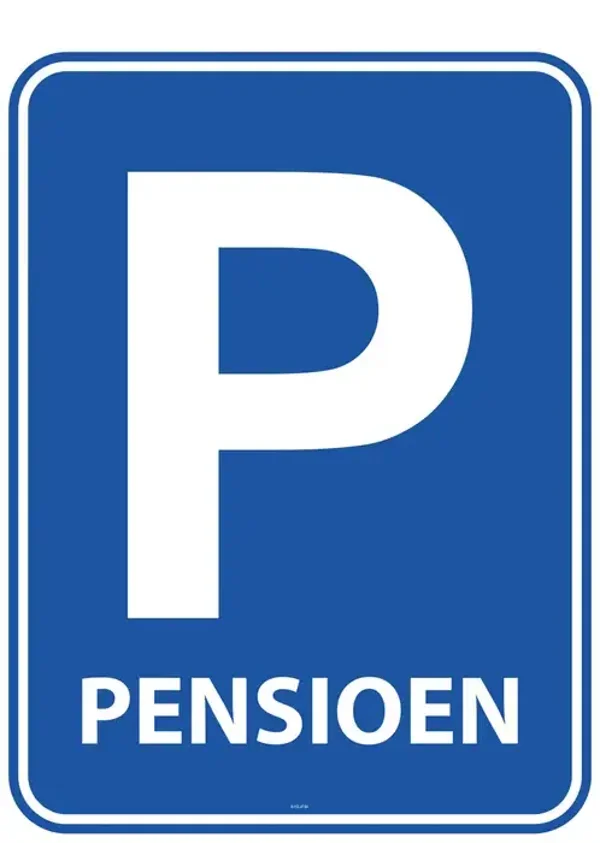 pensioen deurbord