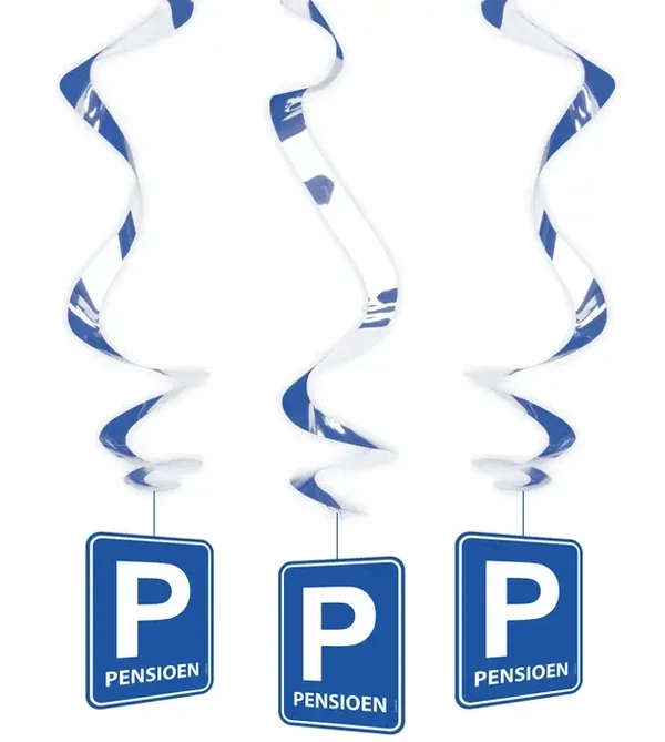 pensioen hangdecoratie