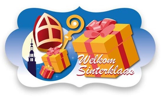 Sinterklaas Welkom bord