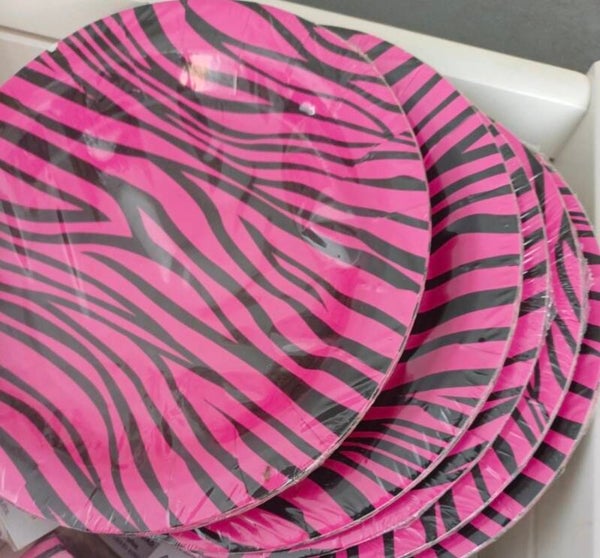 Bordjes pink / zwart