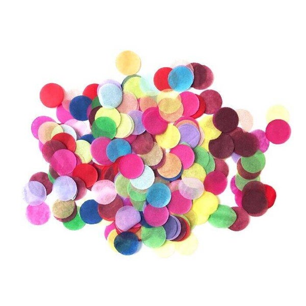 confetti papier colour zakje