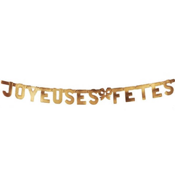 guirlande slinger Joyeuses fetes