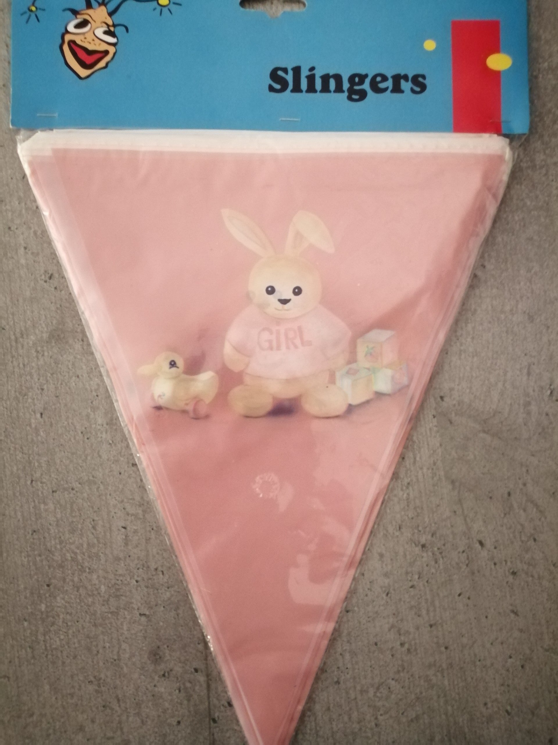 Meisje of jongen vlaggenlijn