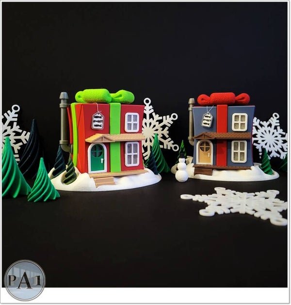 Teelicht Halter, Elfen Wohnhaus - Weihnachtsgeschenk / Weihnachtsdekoration