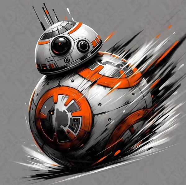 Hueforge BB8, Star Wars, 3D Poster