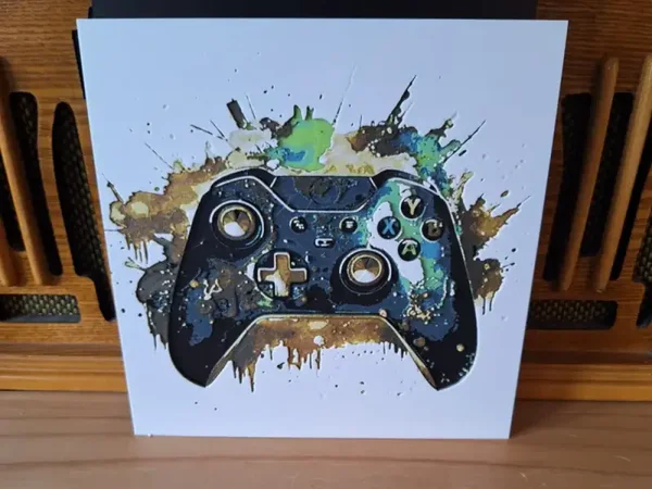 XBox Controller 3D Poster, Hueforge, Pop Art, Graffitti