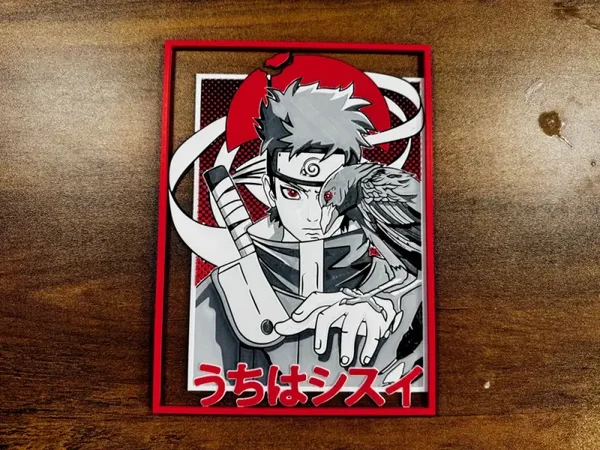 Naruto, Anime 3D Poster, Hueforge