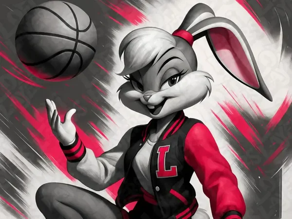 Lola Bunny 3D Poster, Hueforge